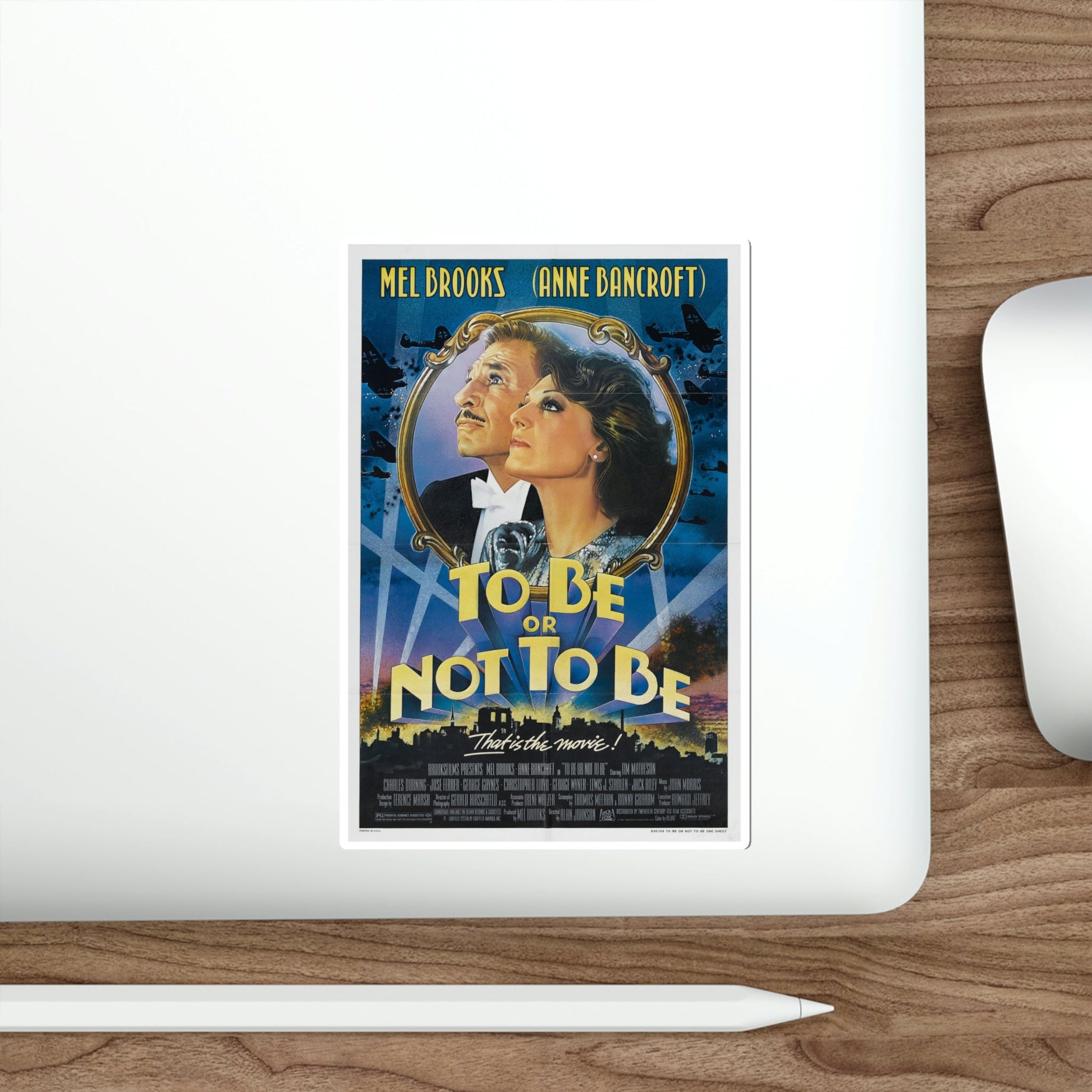 To Be Or Not To Be 1983 Movie Poster STICKER Vinyl Die-Cut Decal-The Sticker Space