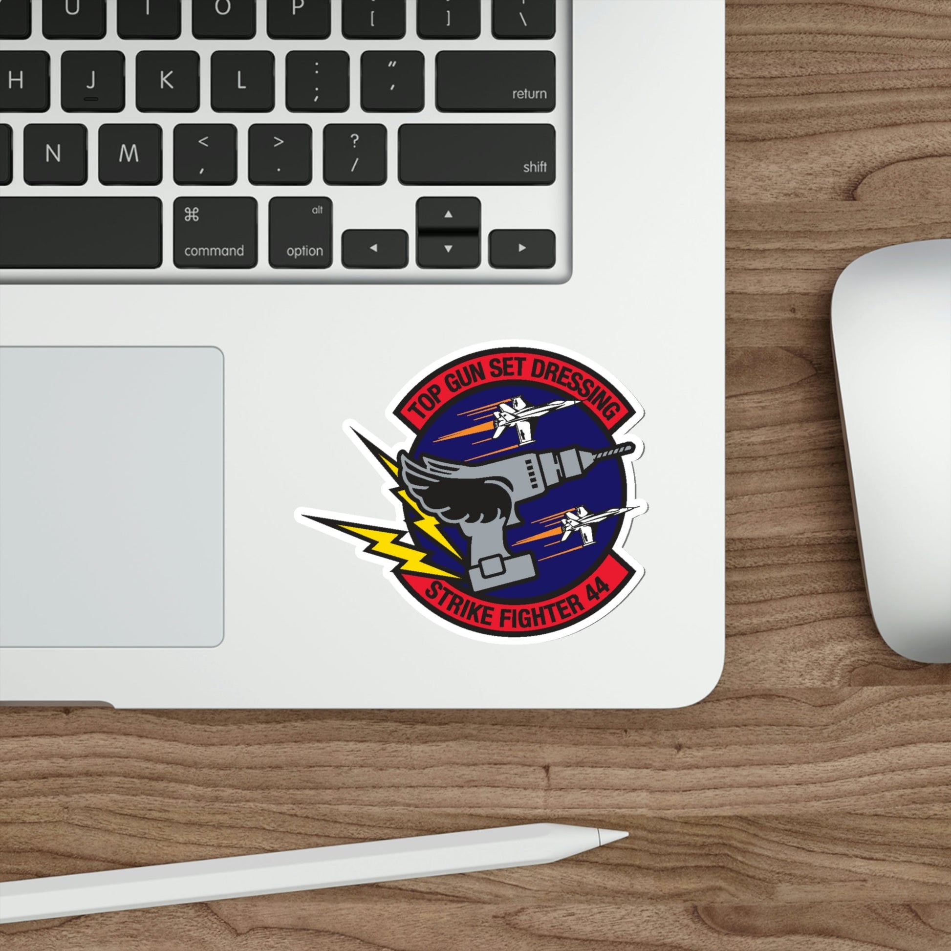 Top Gun Strike Fiighter 44 (U.S. Navy) STICKER Vinyl Die-Cut Decal-The Sticker Space