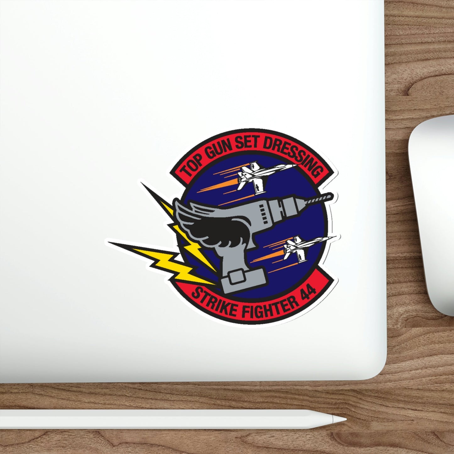 Top Gun Strike Fiighter 44 (U.S. Navy) STICKER Vinyl Die-Cut Decal-The Sticker Space