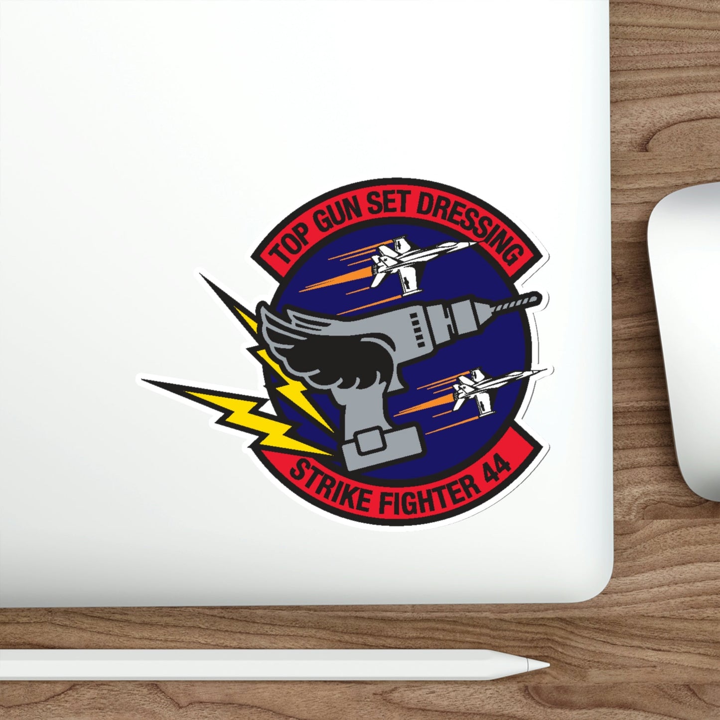 Top Gun Strike Fiighter 44 (U.S. Navy) STICKER Vinyl Die-Cut Decal-The Sticker Space