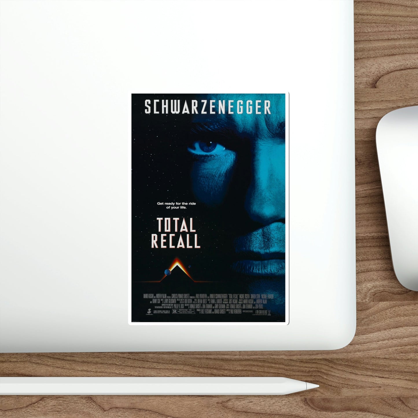 Total Recall 1990 Movie Poster STICKER Vinyl Die-Cut Decal-The Sticker Space