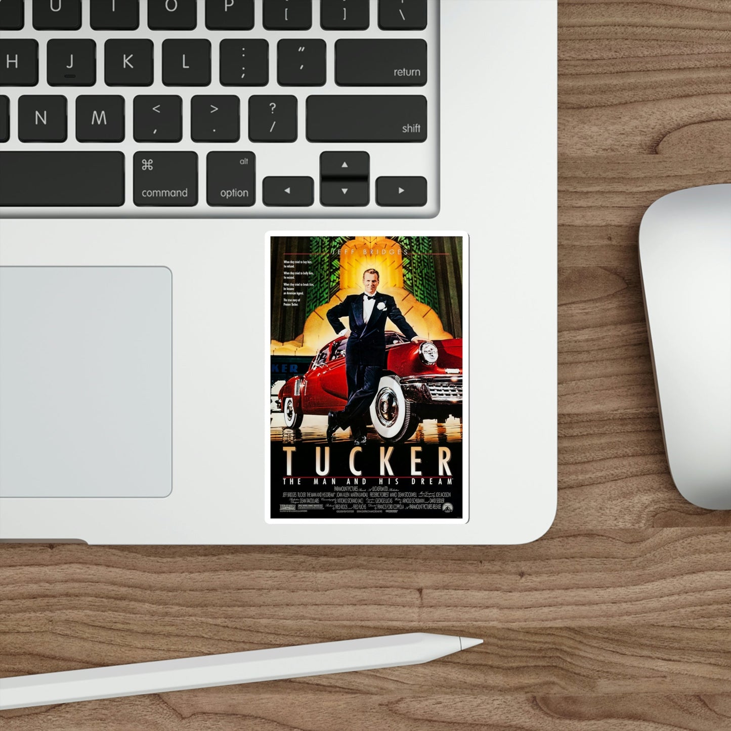 Tucker The Man and His Dream 1988 Movie Poster STICKER Vinyl Die-Cut Decal-The Sticker Space