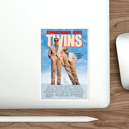 Twins 1988 Movie Poster STICKER Vinyl Die-Cut Decal-The Sticker Space