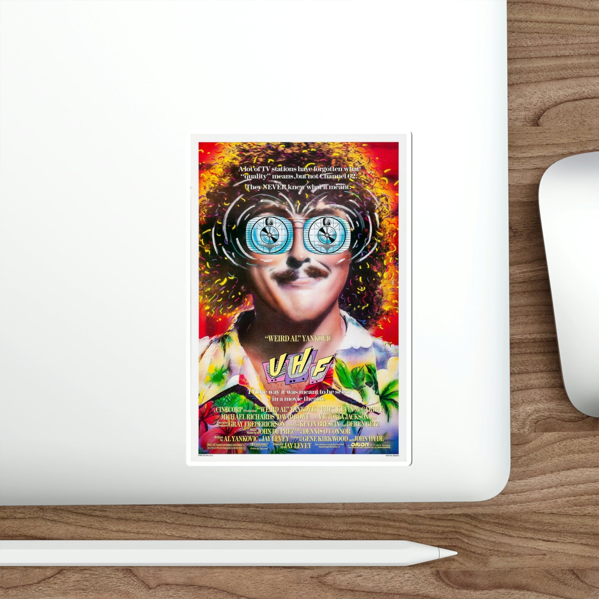 UHF 1989 Movie Poster STICKER Vinyl Die-Cut Decal-The Sticker Space