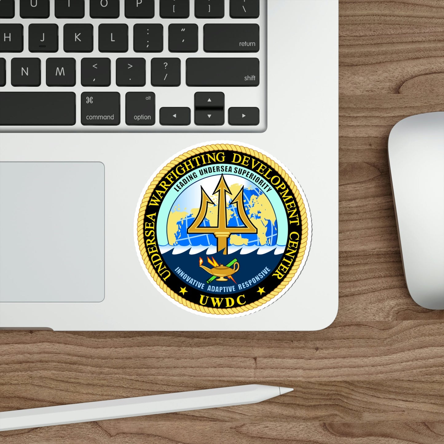 Undersea Warfighting Development Center (U.S. Navy) STICKER Vinyl Die-Cut Decal-The Sticker Space