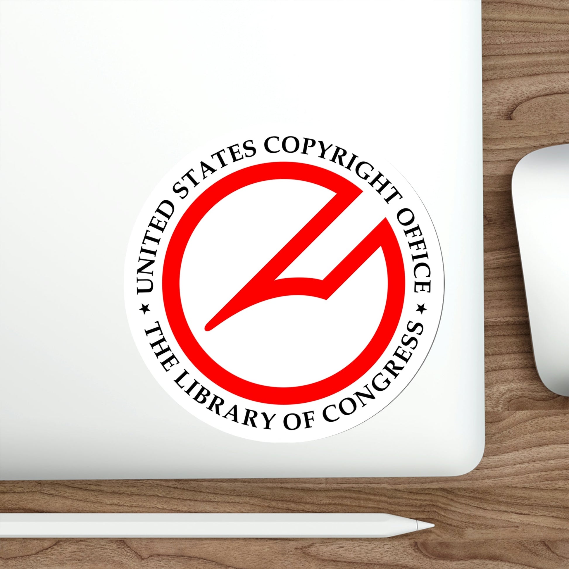 United States Copyright Office 1978 STICKER Vinyl Die-Cut Decal-The Sticker Space