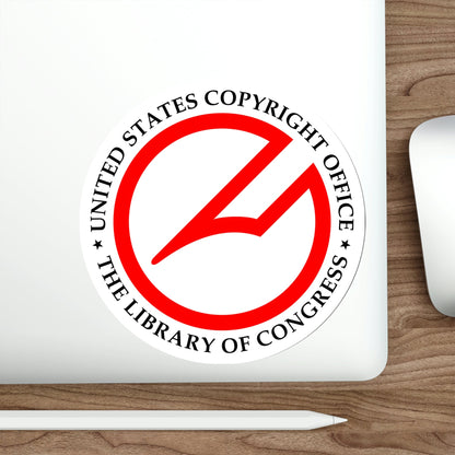 United States Copyright Office 1978 STICKER Vinyl Die-Cut Decal-The Sticker Space