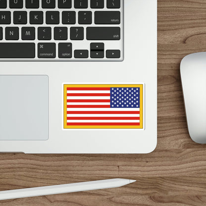 United States Flag Reversed (U.S. Army) STICKER Vinyl Die-Cut Decal-The Sticker Space