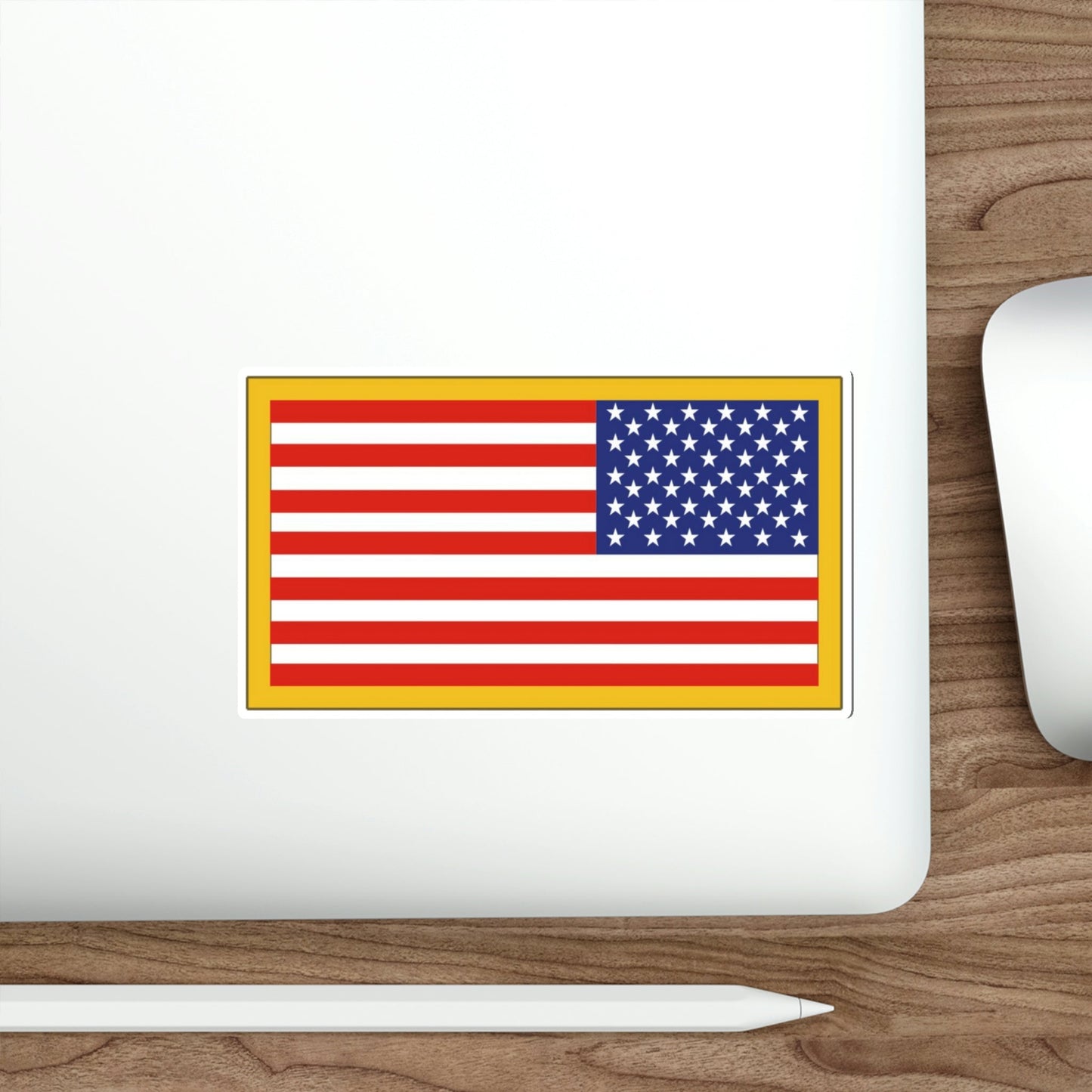 United States Flag Reversed (U.S. Army) STICKER Vinyl Die-Cut Decal-The Sticker Space