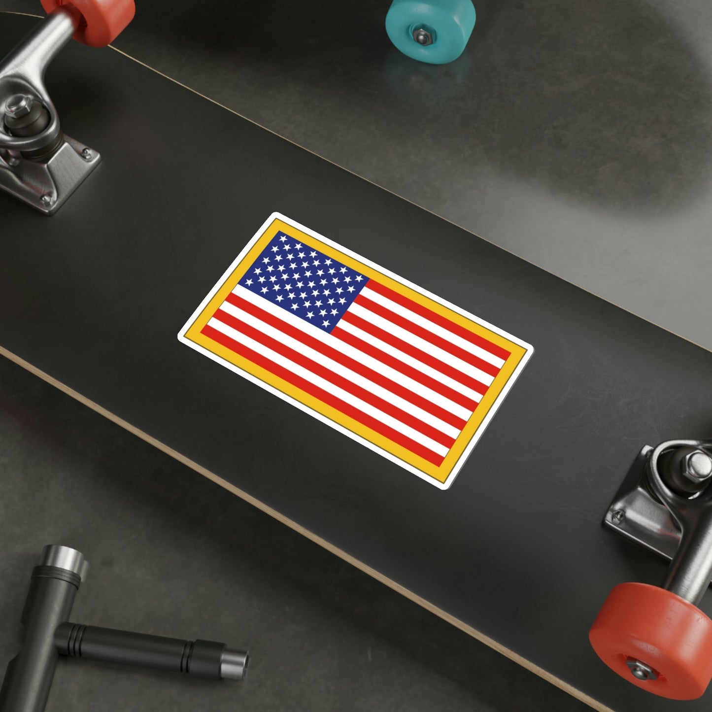 United States Flag (U.S. Army) STICKER Vinyl Die-Cut Decal-The Sticker Space