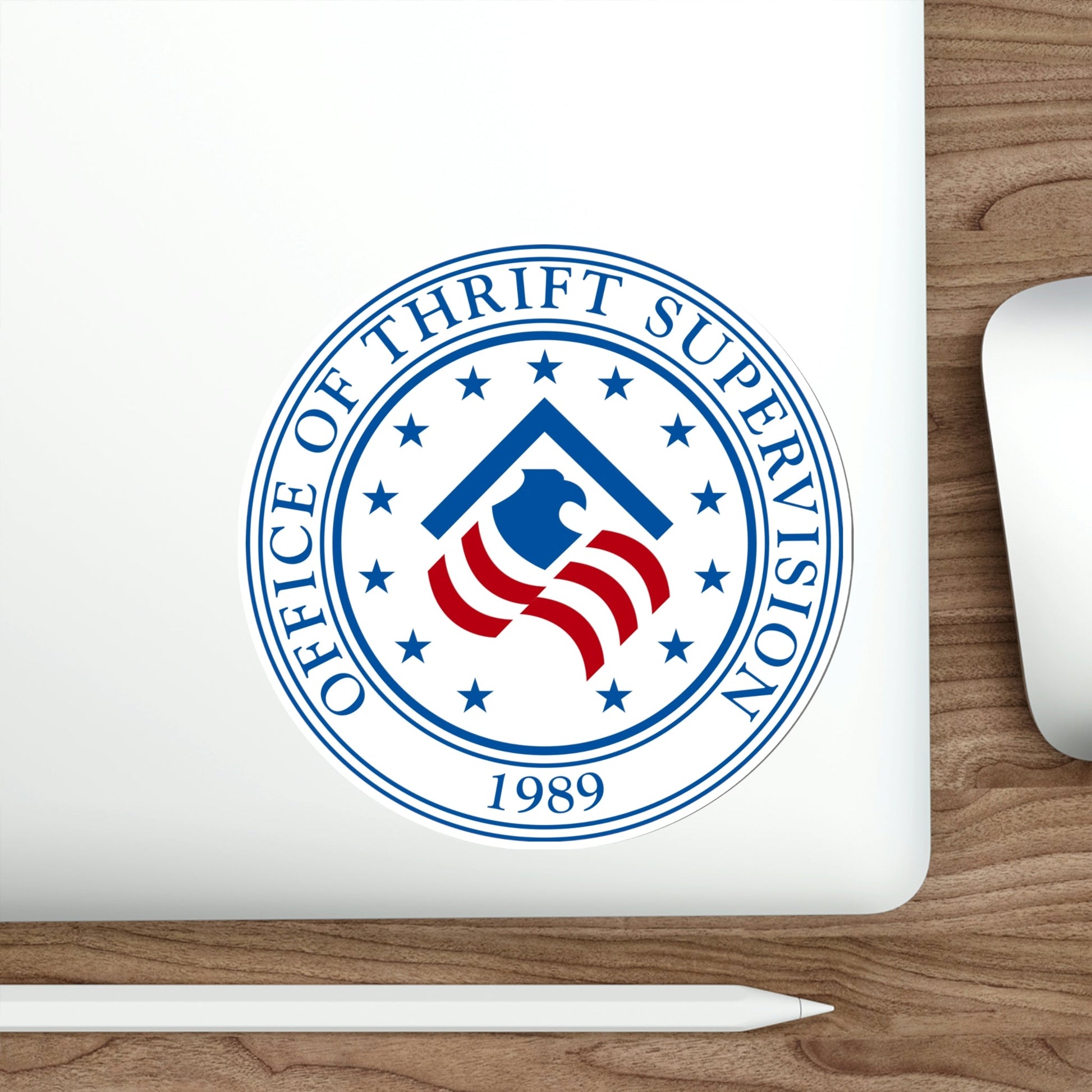 United States Office of Thrift Supervision STICKER Vinyl Die-Cut Decal-The Sticker Space