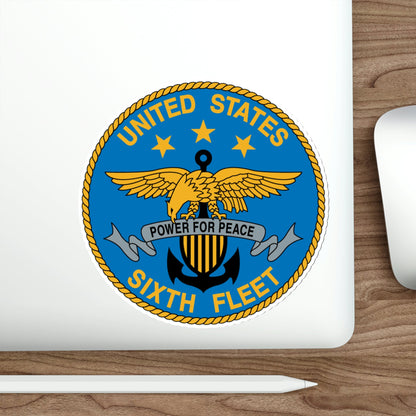 United States Sixth Fleet (U.S. Navy) STICKER Vinyl Die-Cut Decal-The Sticker Space