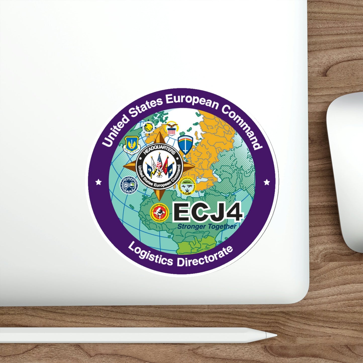 US European Command EC542 (U.S. Navy) STICKER Vinyl Die-Cut Decal-The Sticker Space