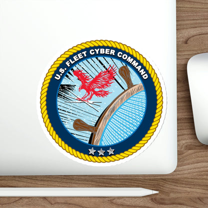 US Fleet Cyber Command (U.S. Navy) STICKER Vinyl Die-Cut Decal-The Sticker Space