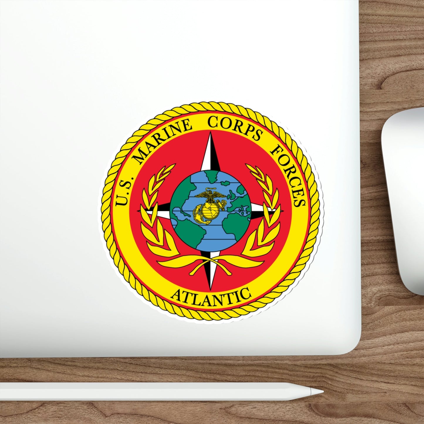 US Marines Corps Forces Atlantic (USMC) STICKER Vinyl Die-Cut Decal-The Sticker Space