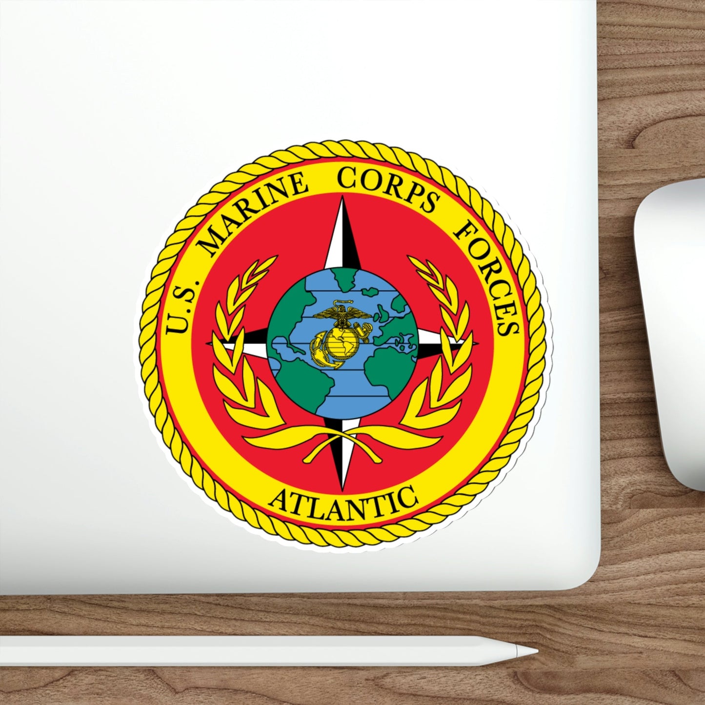 US Marines Corps Forces Atlantic (USMC) STICKER Vinyl Die-Cut Decal-The Sticker Space