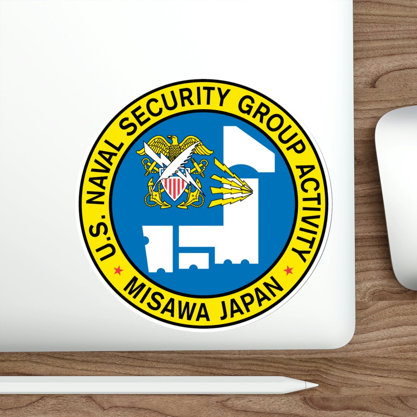 US Naval Security Group Activity Misawa Japan (U.S. Navy) STICKER Vinyl Die-Cut Decal-The Sticker Space