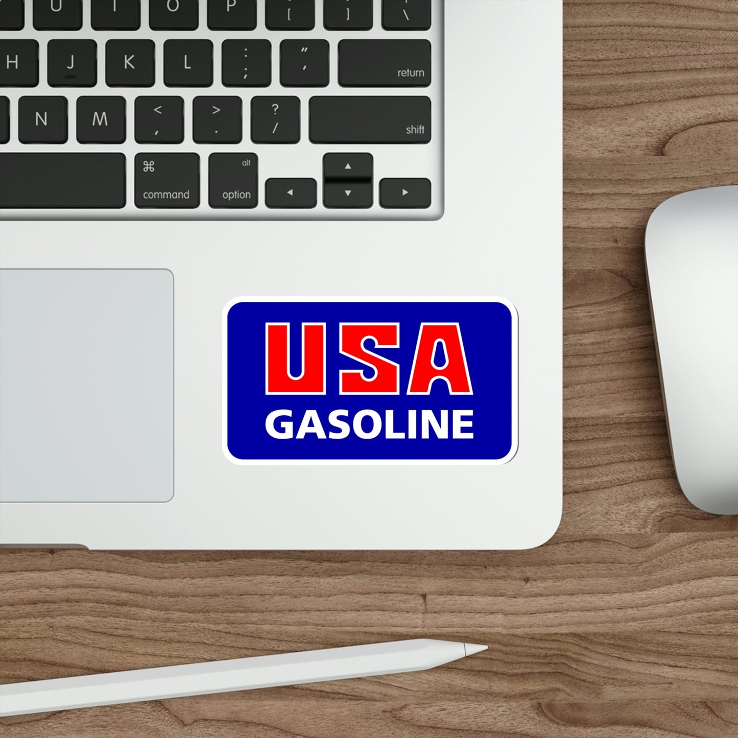 USA Gasoline Logo STICKER Vinyl Die-Cut Decal-The Sticker Space