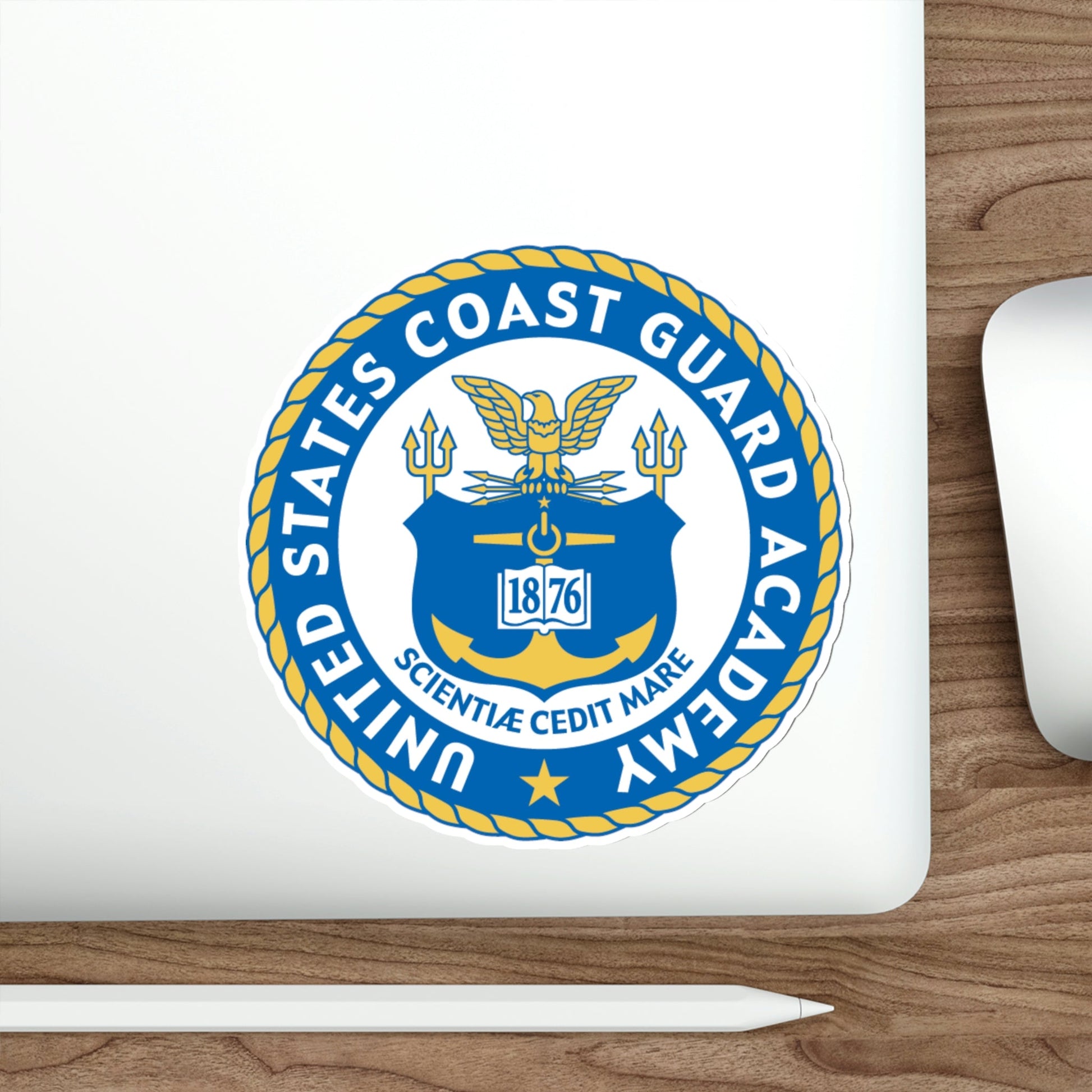 USCG Academy (U.S. Coast Guard) STICKER Vinyl Die-Cut Decal-The Sticker Space