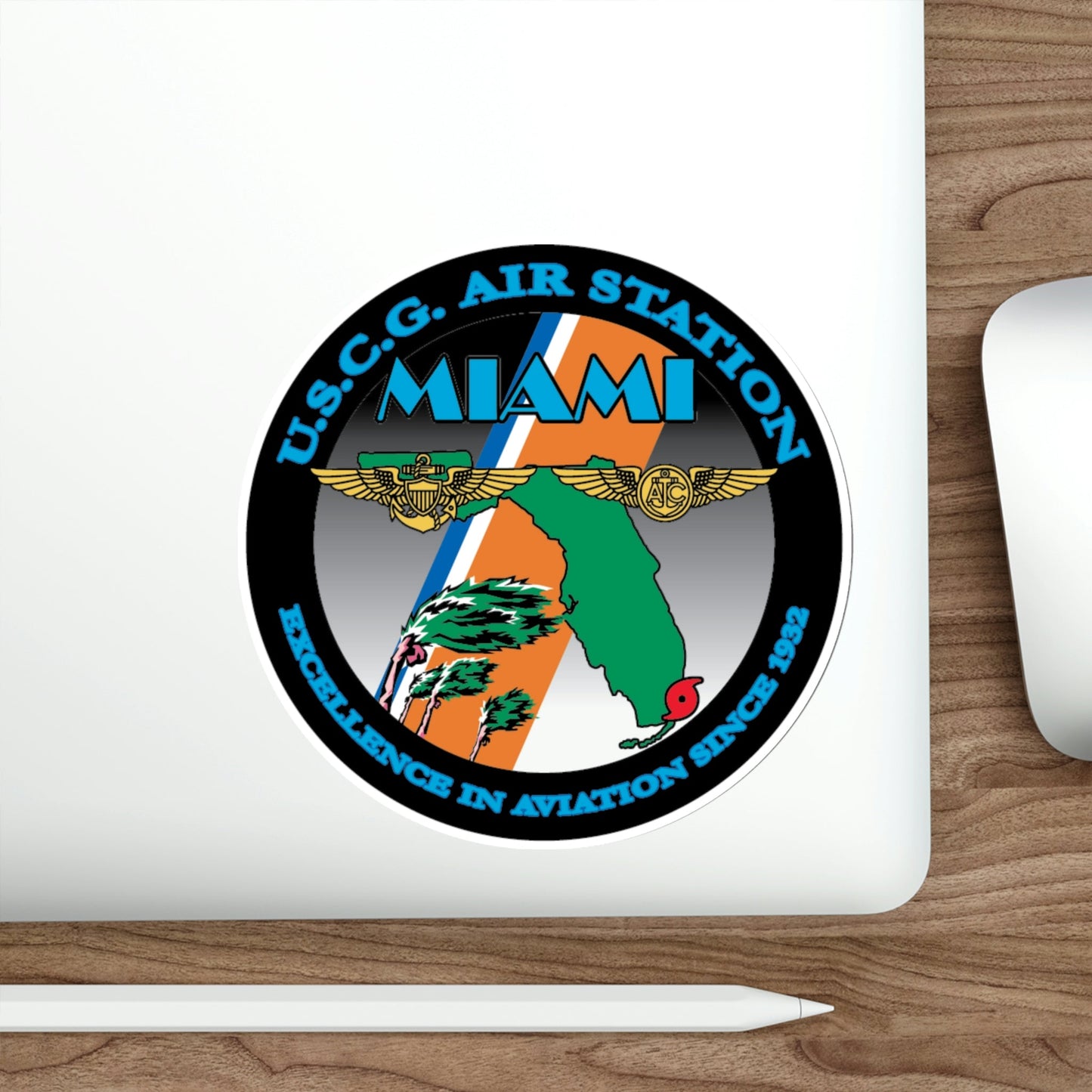 USCG Air Station Miami (U.S. Coast Guard) STICKER Vinyl Die-Cut Decal-The Sticker Space