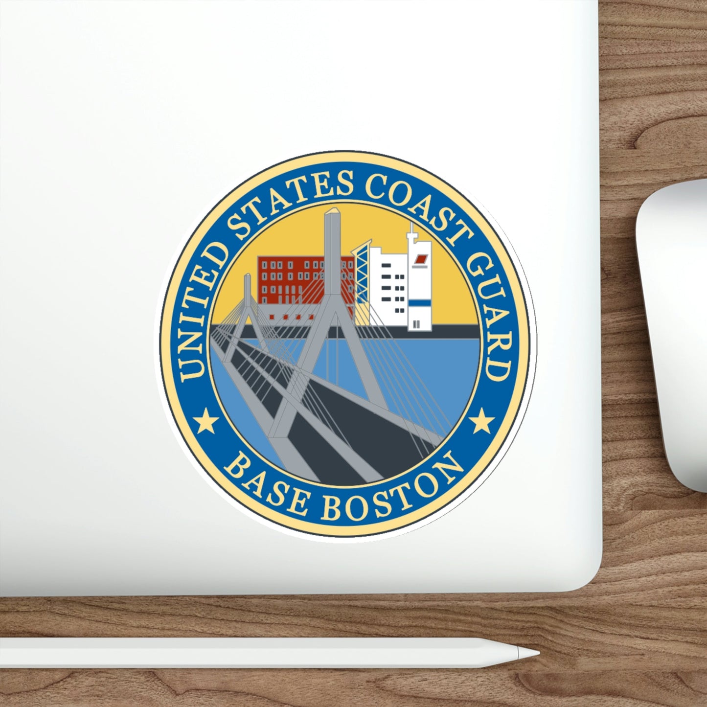 USCG Base Boston (U.S. Coast Guard) STICKER Vinyl Die-Cut Decal-The Sticker Space