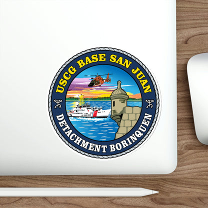 USCG Base San Juan (U.S. Coast Guard) STICKER Vinyl Die-Cut Decal-The Sticker Space