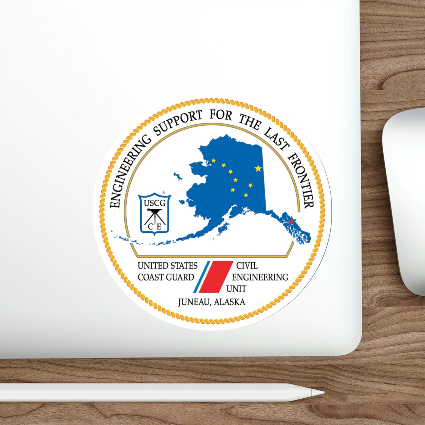 USCG CEU Juneau (U.S. Coast Guard) STICKER Vinyl Die-Cut Decal-The Sticker Space