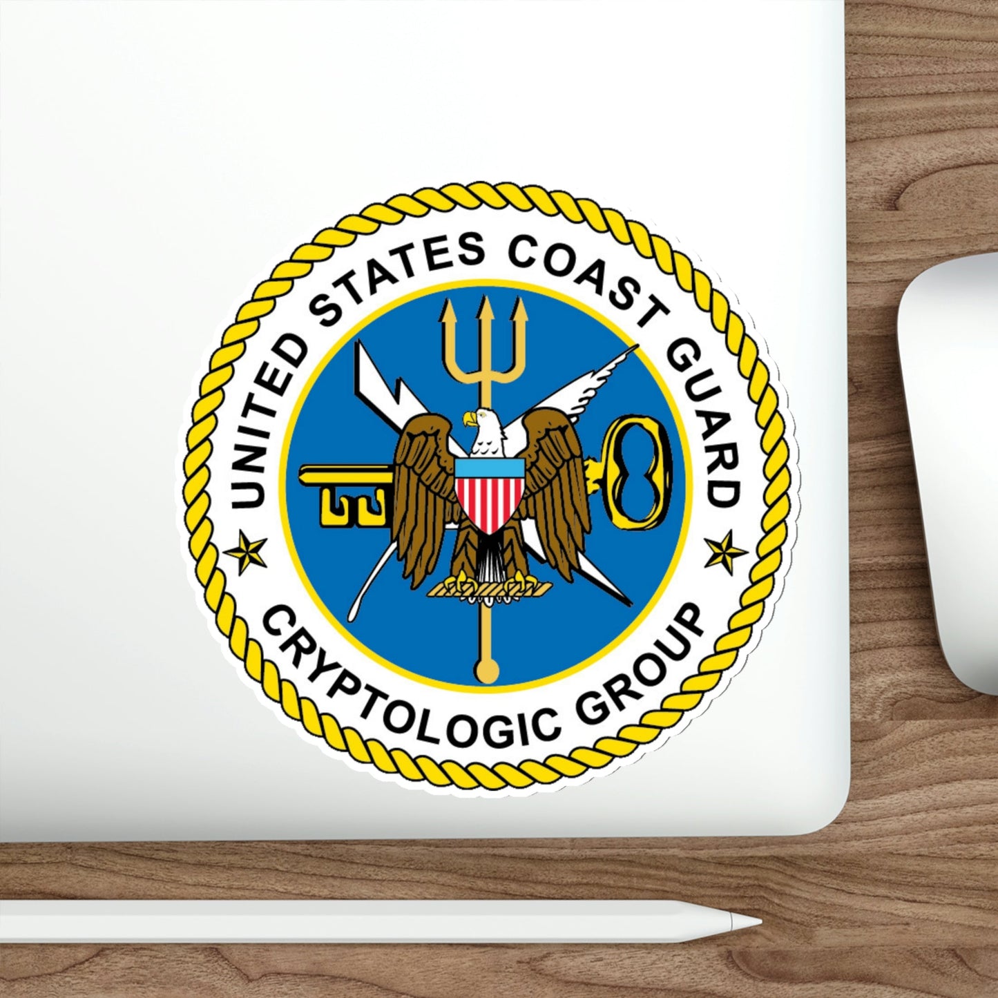 USCG Cryptologic Group (U.S. Coast Guard) STICKER Vinyl Die-Cut Decal-The Sticker Space