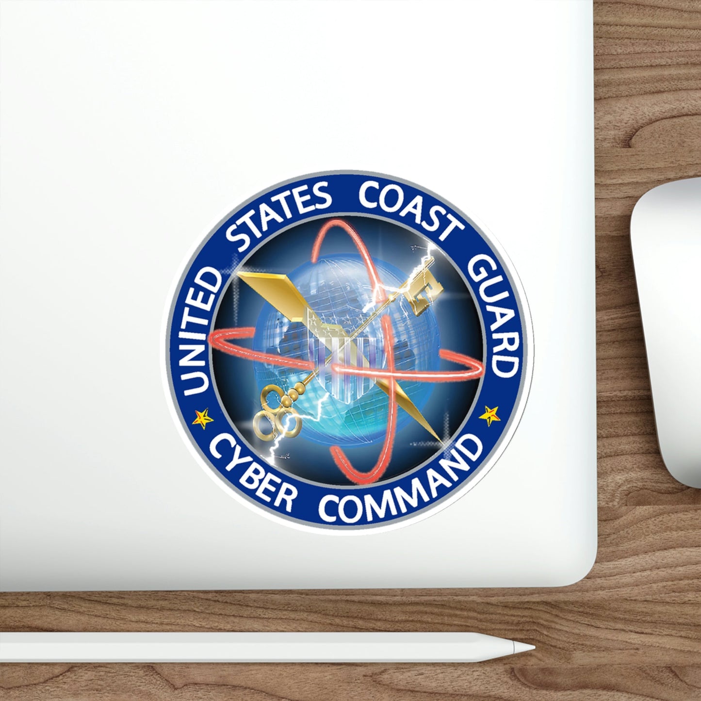 USCG Cyber Command (U.S. Coast Guard) STICKER Vinyl Die-Cut Decal-The Sticker Space