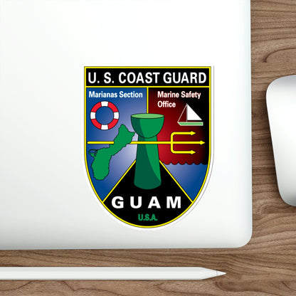 USCG Marianas Sect MSO Guam (U.S. Coast Guard) STICKER Vinyl Die-Cut Decal-The Sticker Space