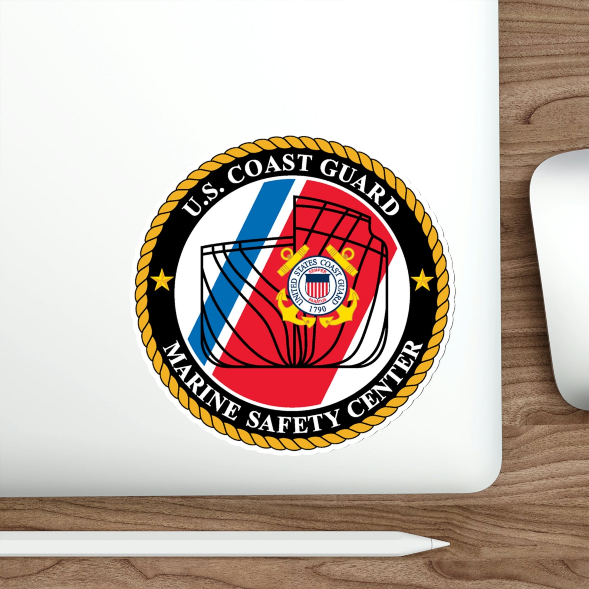 USCG MARINE SAFETY CENTER (U.S. Coast Guard) STICKER Vinyl Die-Cut Decal-The Sticker Space