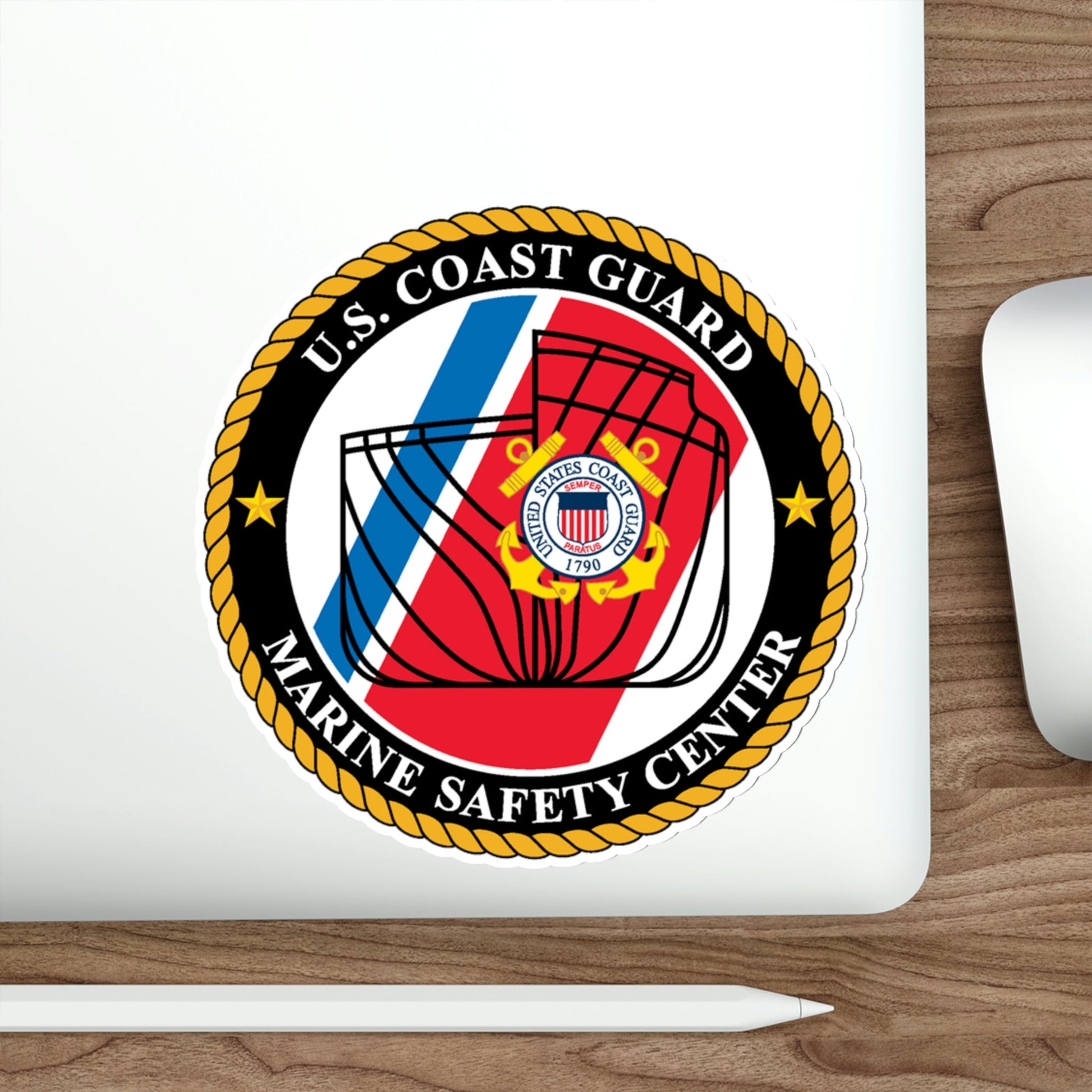 USCG MARINE SAFETY CENTER (U.S. Coast Guard) STICKER Vinyl Die-Cut Decal-The Sticker Space