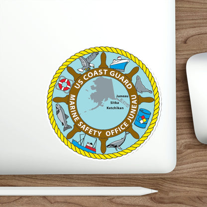 USCG Marine Safety Office Juneau (U.S. Coast Guard) STICKER Vinyl Die-Cut Decal-The Sticker Space