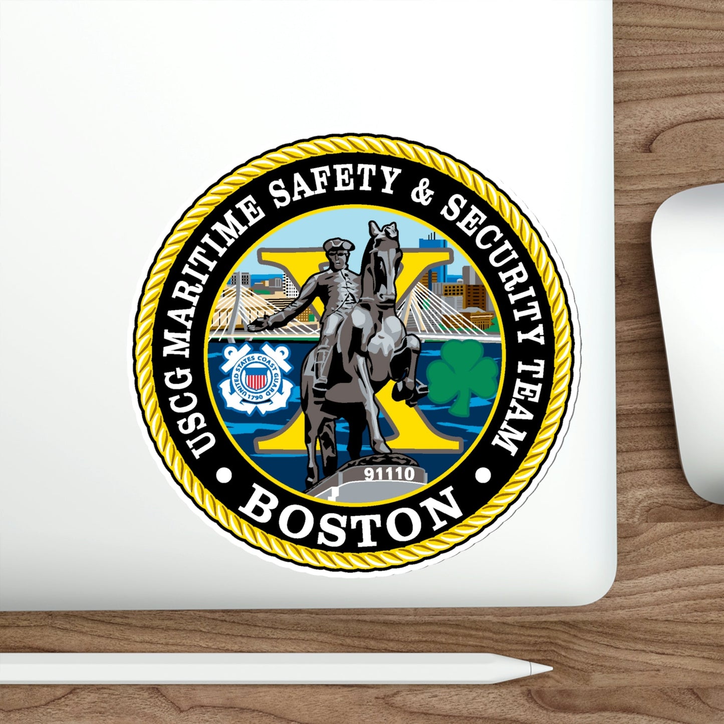 USCG Maritime Safety & Sec Team MSST Boston (U.S. Coast Guard) STICKER Vinyl Die-Cut Decal-The Sticker Space