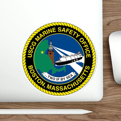 USCG MSO Boston Marine Safety Office (U.S. Coast Guard) STICKER Vinyl Die-Cut Decal-The Sticker Space