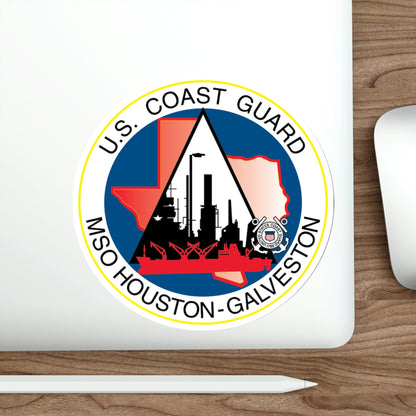 USCG MSO Houston Galveston (U.S. Coast Guard) STICKER Vinyl Die-Cut Decal-The Sticker Space