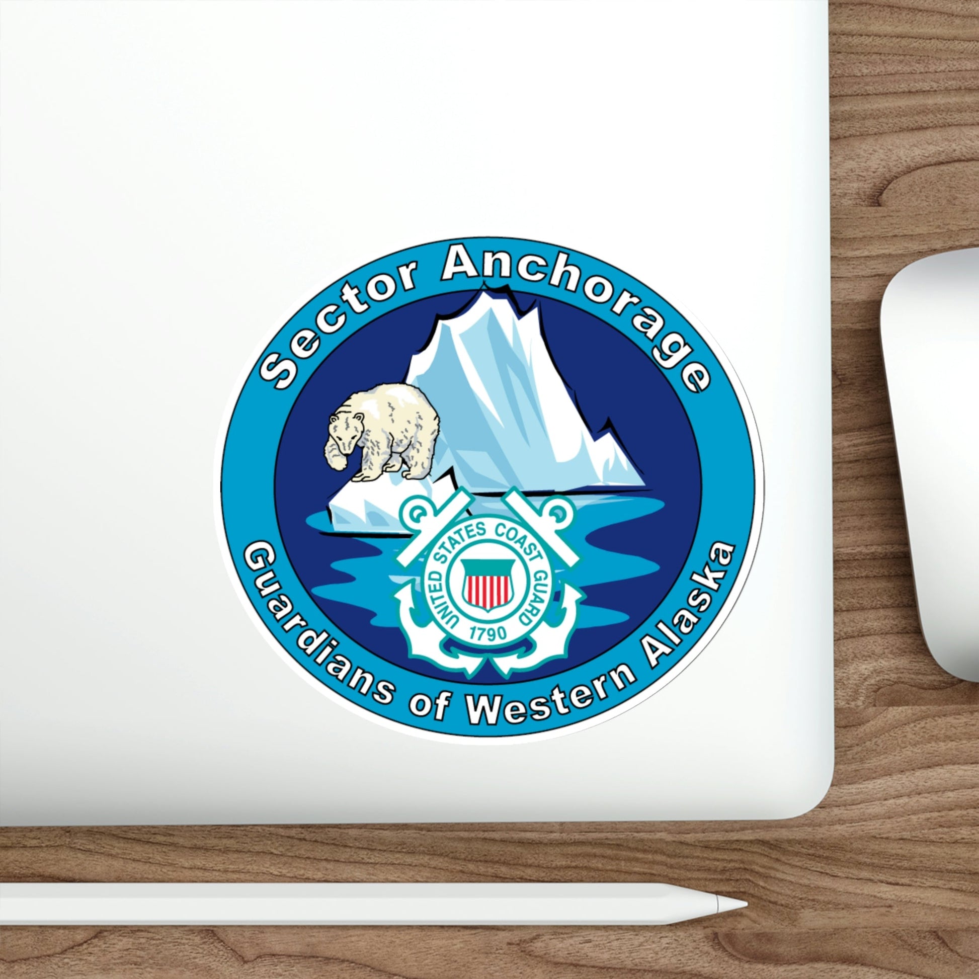 USCG Sector Anchorage (U.S. Coast Guard) STICKER Vinyl Die-Cut Decal-The Sticker Space