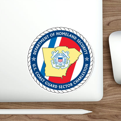 USCG Sector Charleston DHS (U.S. Coast Guard) STICKER Vinyl Die-Cut Decal-The Sticker Space