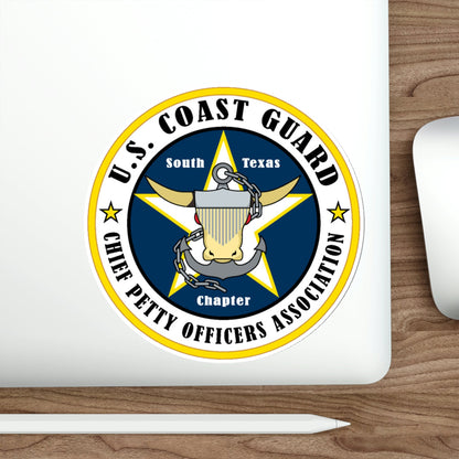 USCG South Texas CPOA (U.S. Coast Guard) STICKER Vinyl Die-Cut Decal-The Sticker Space