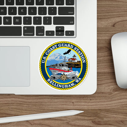 USCG Station Bellingham WA (U.S. Coast Guard) STICKER Vinyl Die-Cut Decal-The Sticker Space