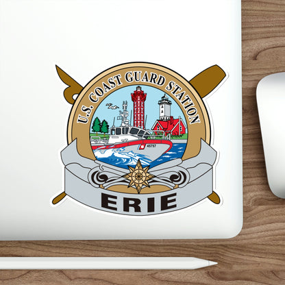 USCG Station Erie (U.S. Coast Guard) STICKER Vinyl Die-Cut Decal-The Sticker Space