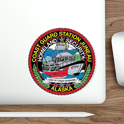 USCG Station Juneau Alaska Homeland Security (U.S. Coast Guard) STICKER Vinyl Die-Cut Decal-The Sticker Space