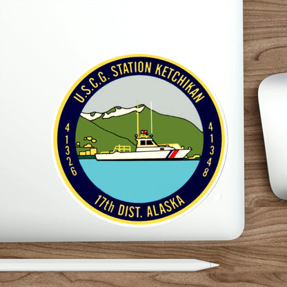 USCG Station Ketchikan 17th Dist (U.S. Coast Guard) STICKER Vinyl Die-Cut Decal-The Sticker Space