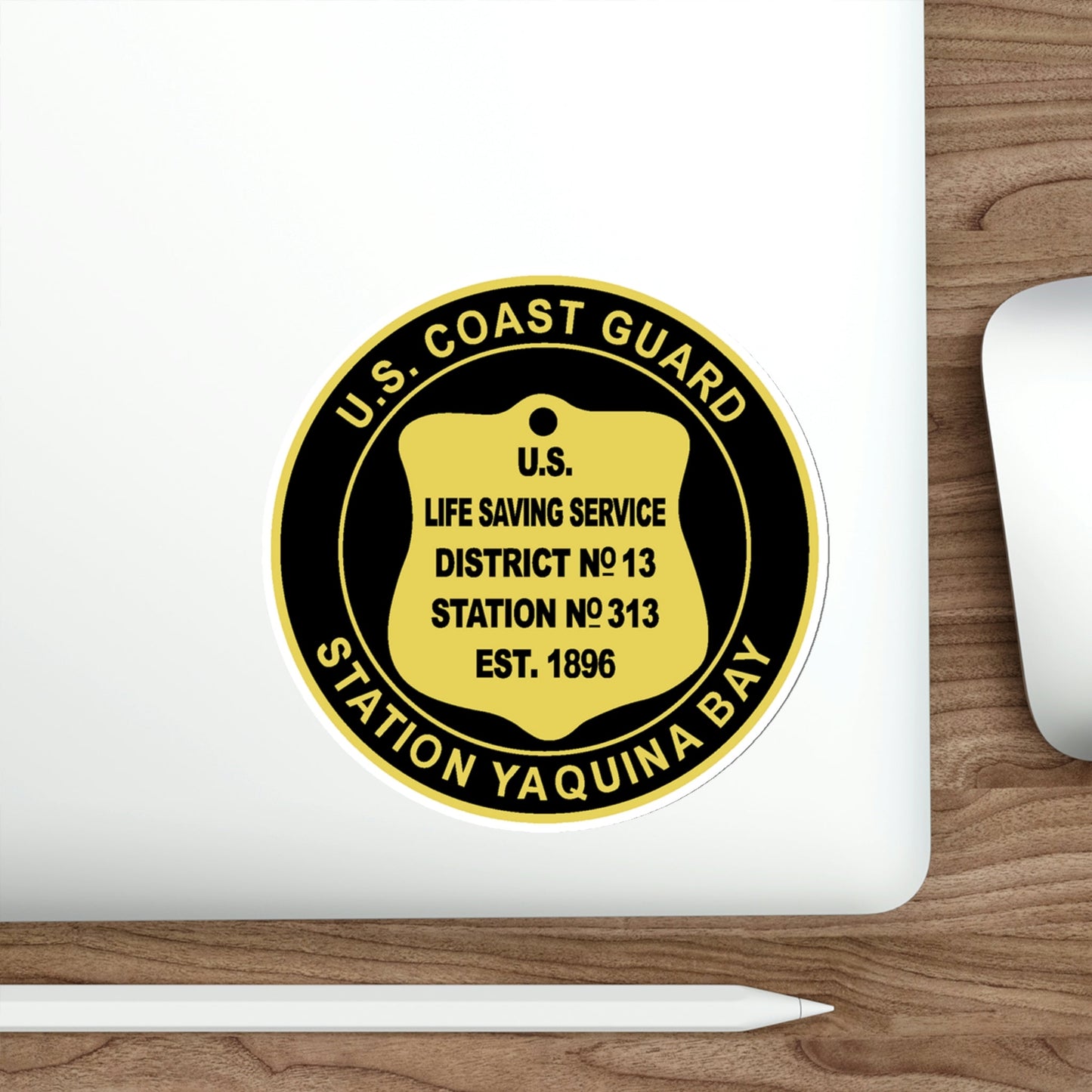 USCG Station Yaquina Bay (U.S. Coast Guard) STICKER Vinyl Die-Cut Decal-The Sticker Space