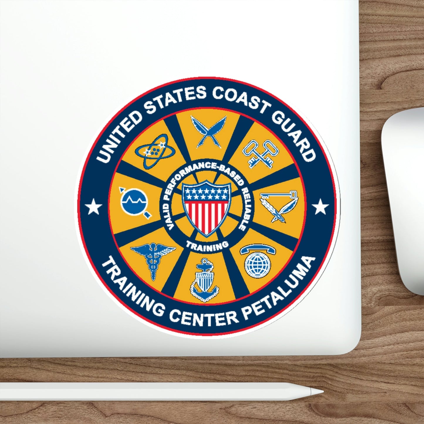 USCG Training Center Petaluma (U.S. Coast Guard) STICKER Vinyl Die-Cut Decal-The Sticker Space