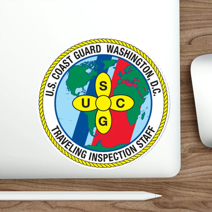 USCG Washington DC Traveling Inspection Staff (U.S. Coast Guard) STICKER Vinyl Die-Cut Decal-The Sticker Space