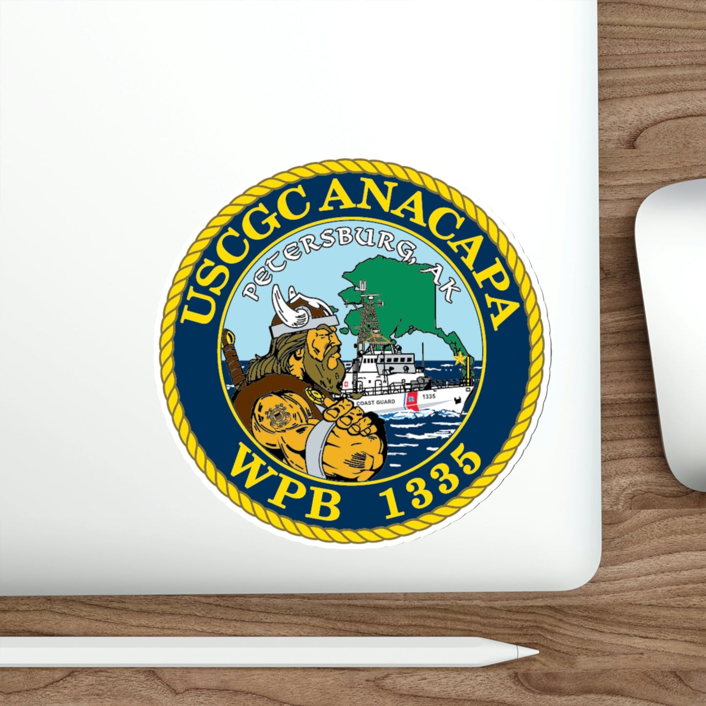 USCGC Anacapa WPB 1335 Petersburg AK (U.S. Coast Guard) STICKER Vinyl Die-Cut Decal-The Sticker Space