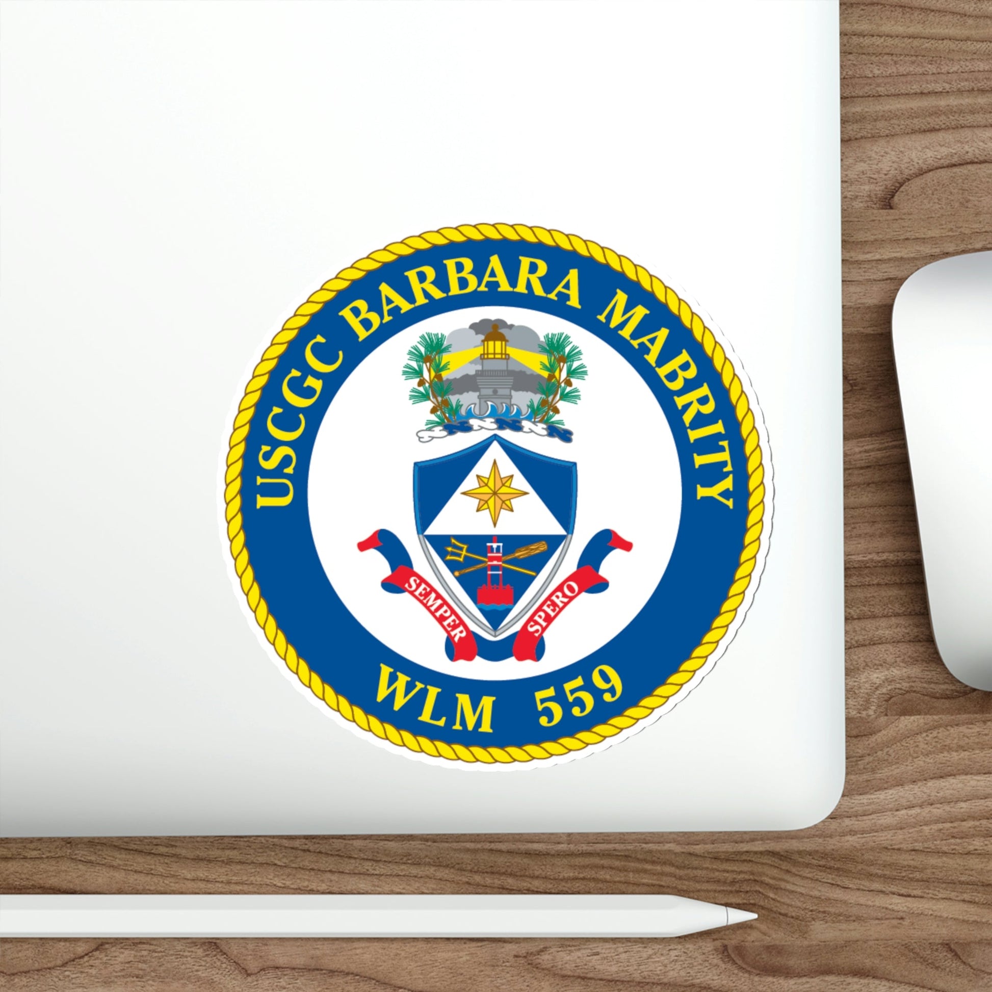 USCGC Barbara Mabrity WLM 559 (U.S. Coast Guard) STICKER Vinyl Die-Cut Decal-The Sticker Space