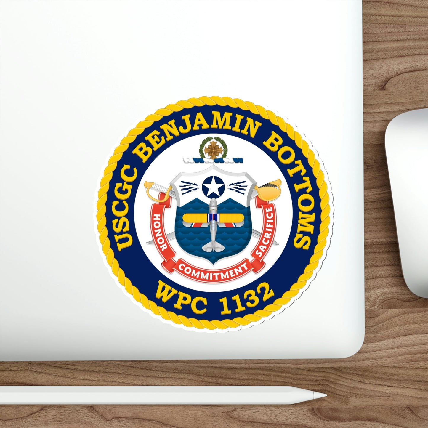 USCGC Benjamin Bottoms WPC 1132 (U.S. Coast Guard) STICKER Vinyl Die-Cut Decal-The Sticker Space