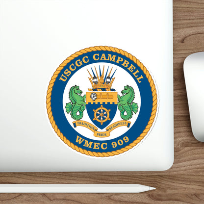 USCGC Campbell WMEC 909 (U.S. Coast Guard) STICKER Vinyl Die-Cut Decal-The Sticker Space